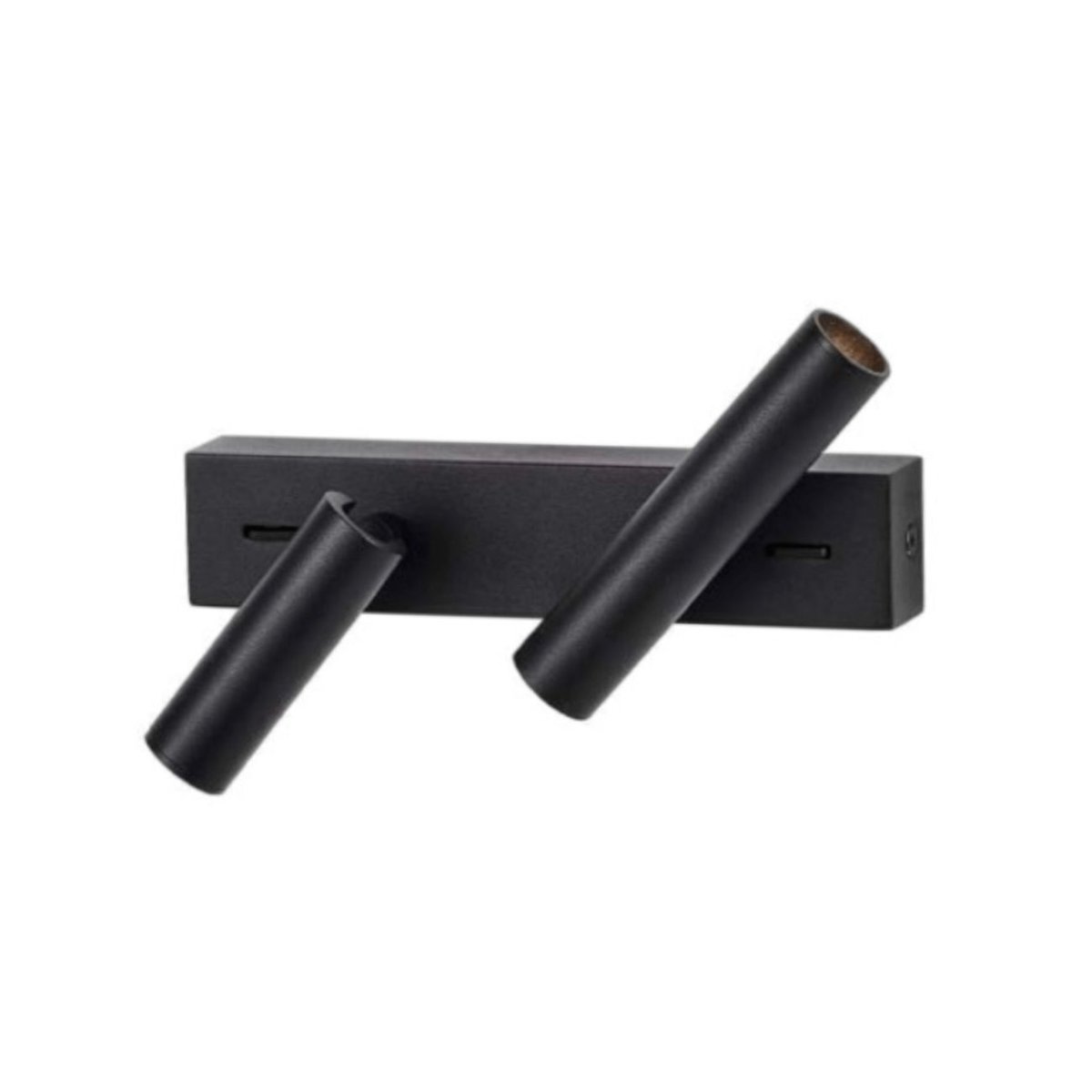 Applique compacte double liseuse LED - ELENKA noir, KOSILUM