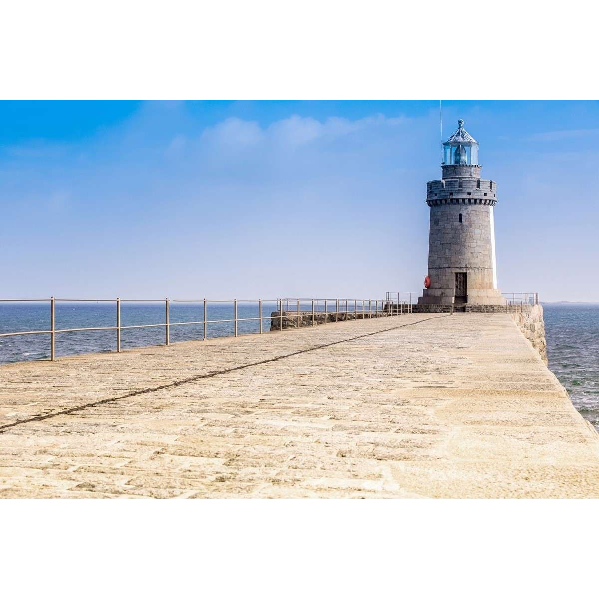 Tableau Mural Phare Guernesey PORT tableau en verre synthétique, CEANOTHE