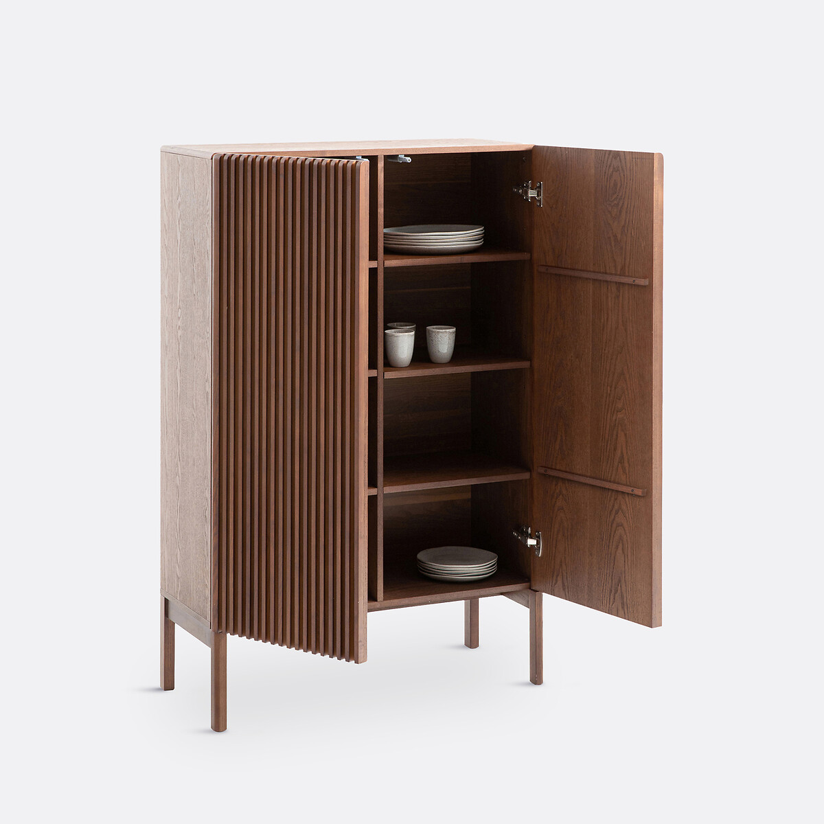 Buffet haut 2 portes Neottie teinté coloris noyer, LA REDOUTE INTERIEURS