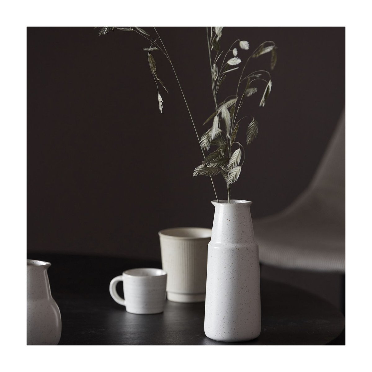 Carafe Pion 18 cm blanc, HOUSE DOCTOR