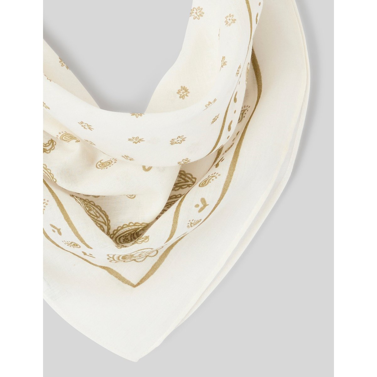 Foulard imprimé ecru, BZB