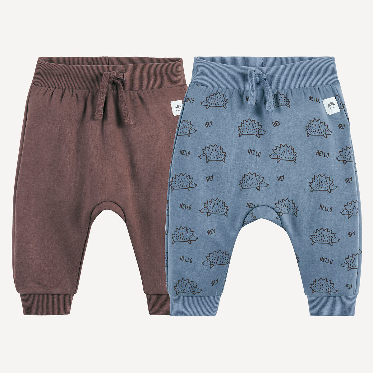 Pack of 2 Joggers assorted, LA REDOUTE COLLECTIONS