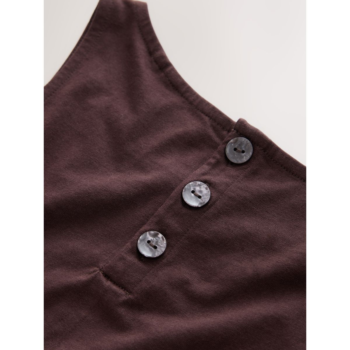 Robe droite en jersey marron chocolat, NEXT