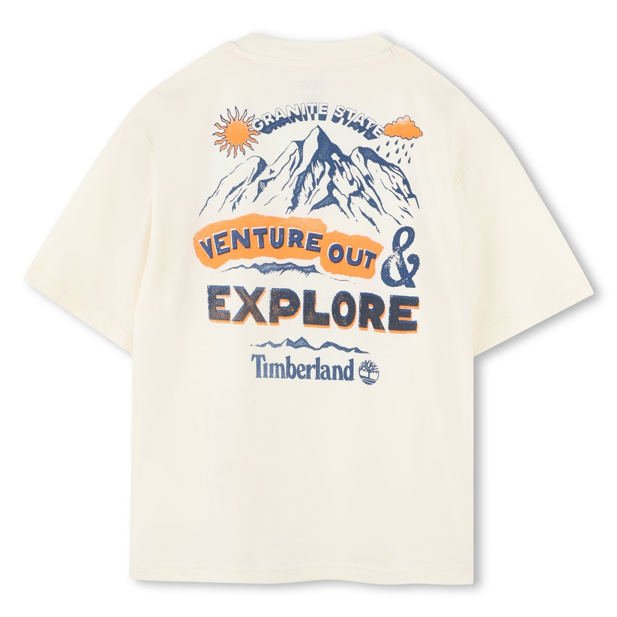T-shirt ample imprimé montagne riz, TIMBERLAND