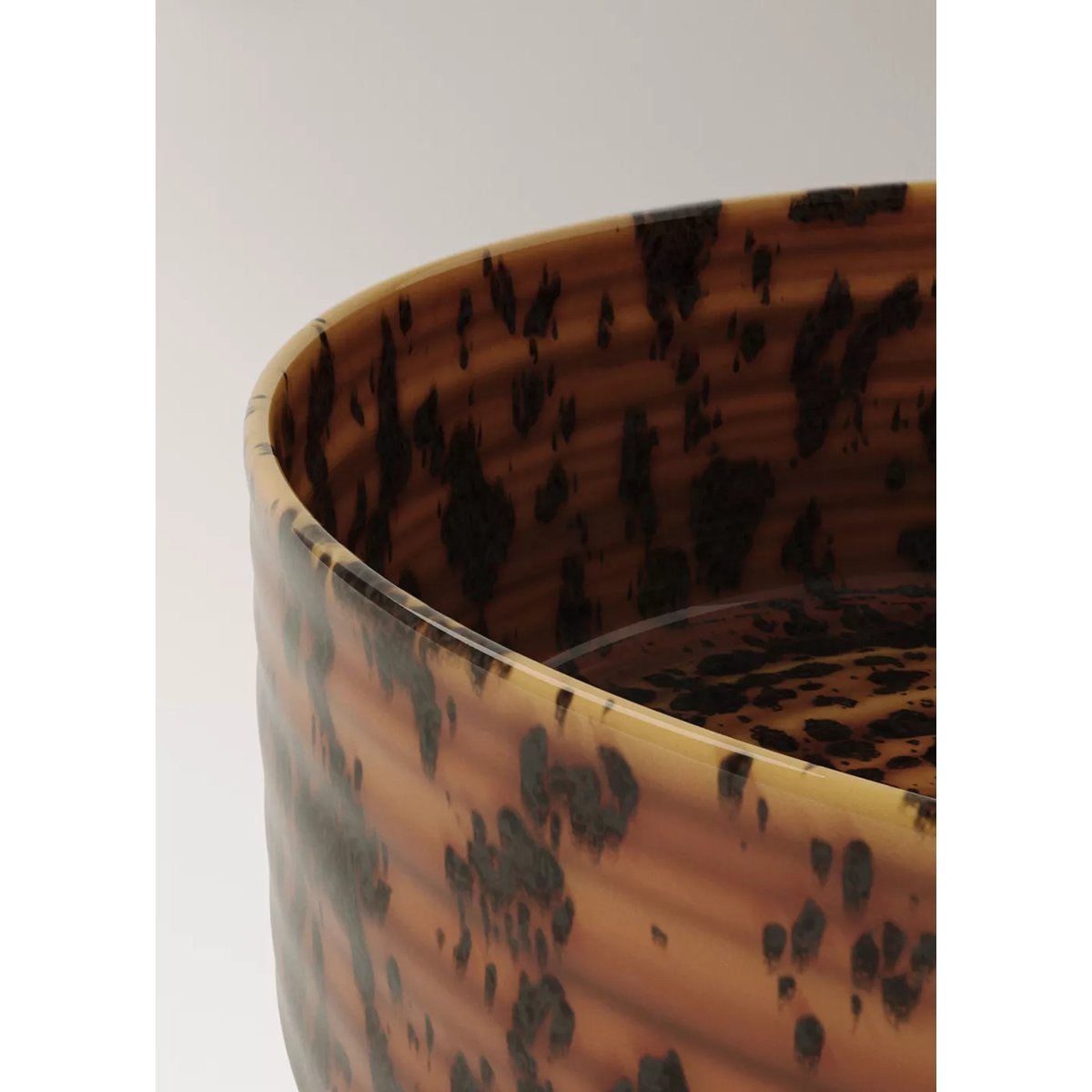 Grand bol en grès réactif marron, MANGO HOME