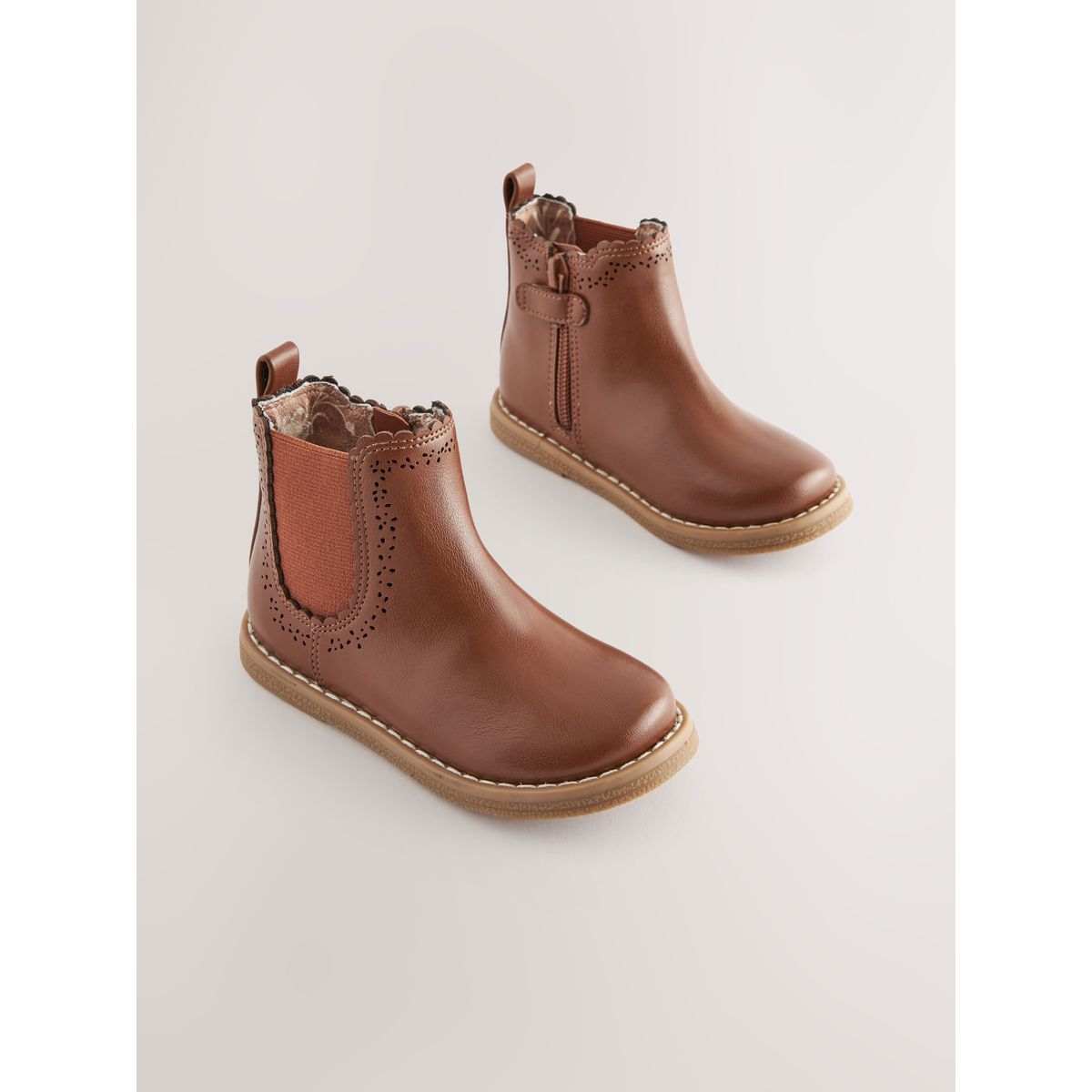 Bottines chelsea marron fauve, NEXT