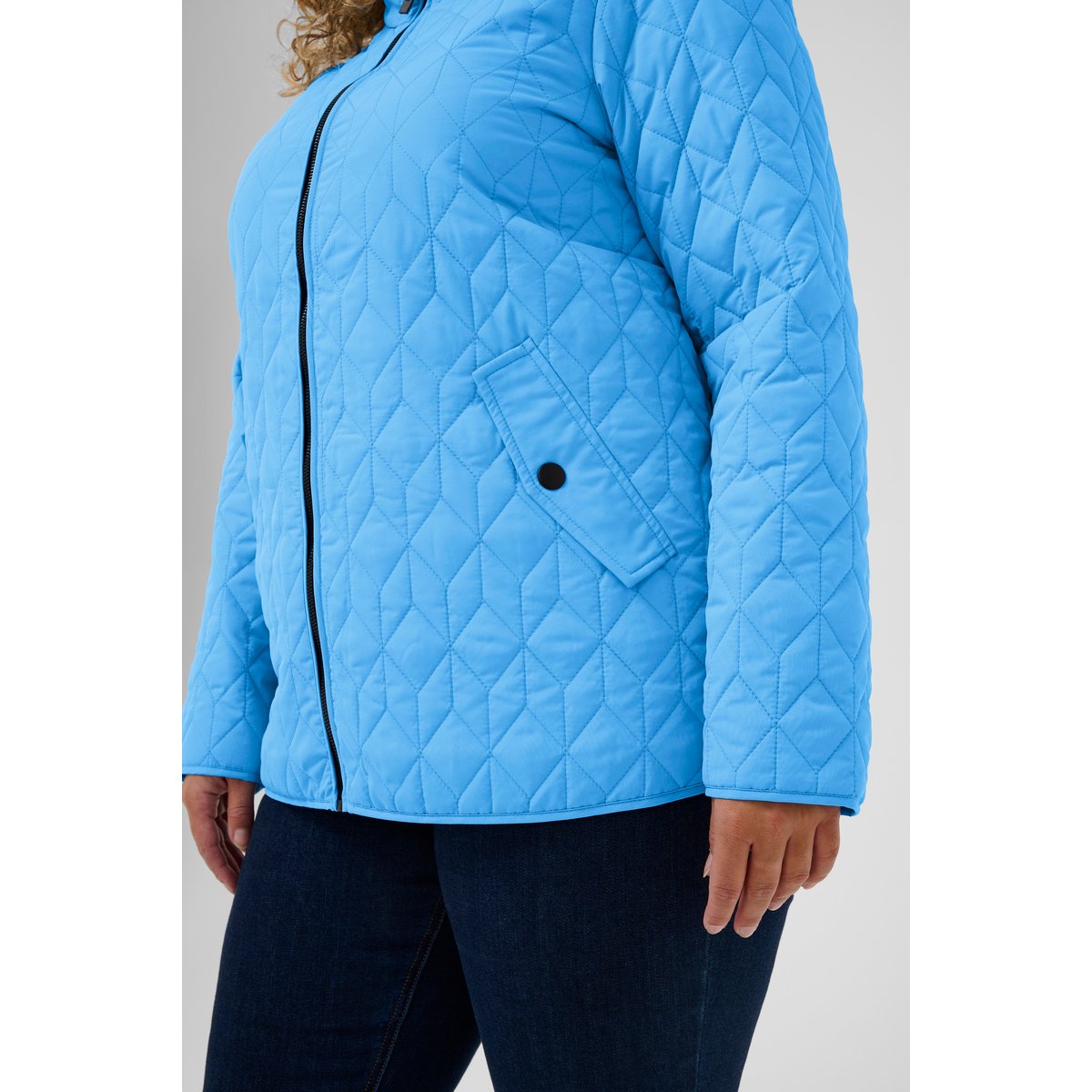 Manteau bleu azure blue, KAFFE CURVE