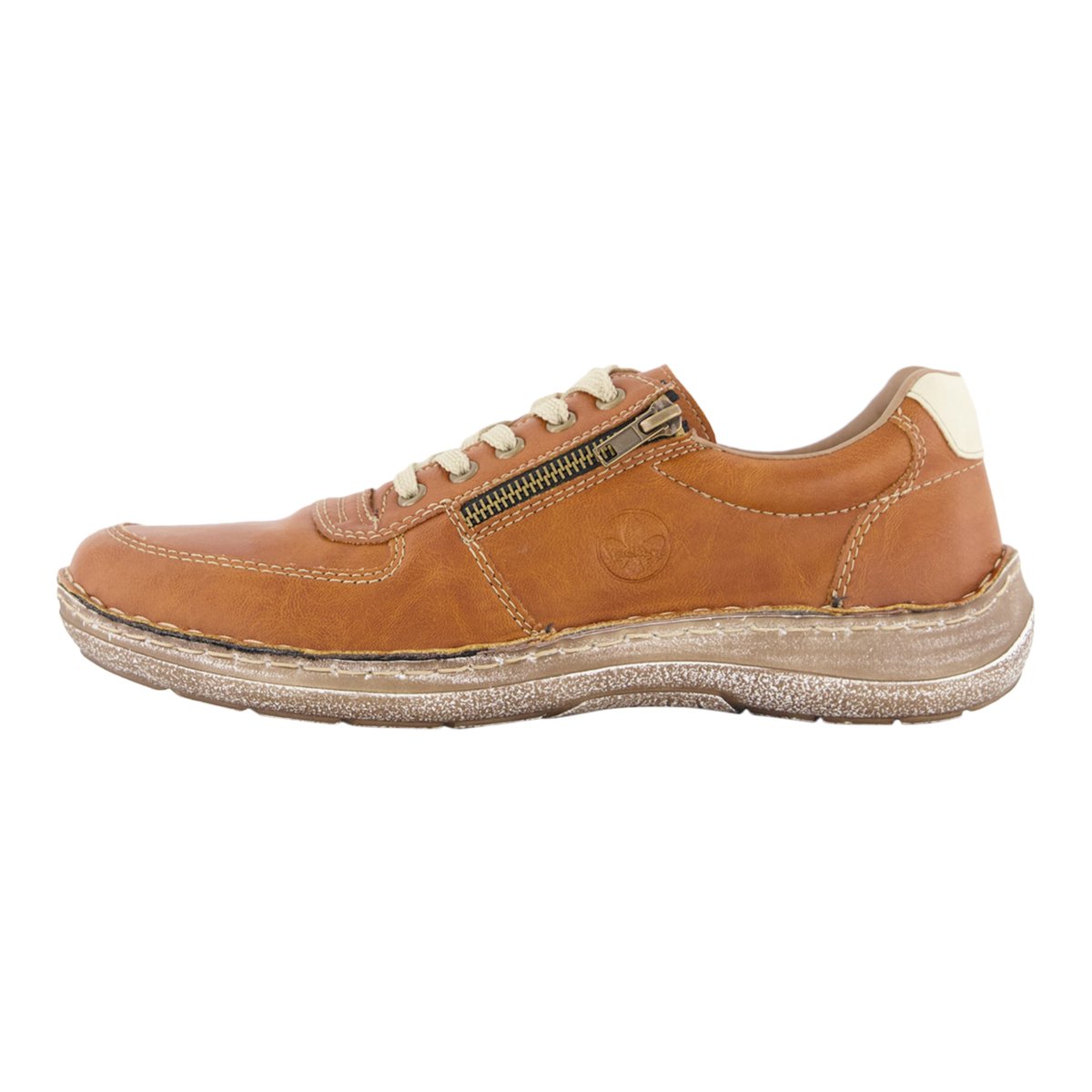 Basket Cuir Features marron, RIEKER