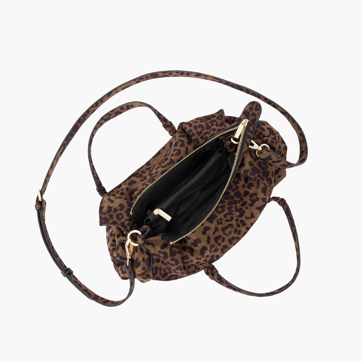 Petit sac shopper S léopard Teana doré, LOLLIPOPS