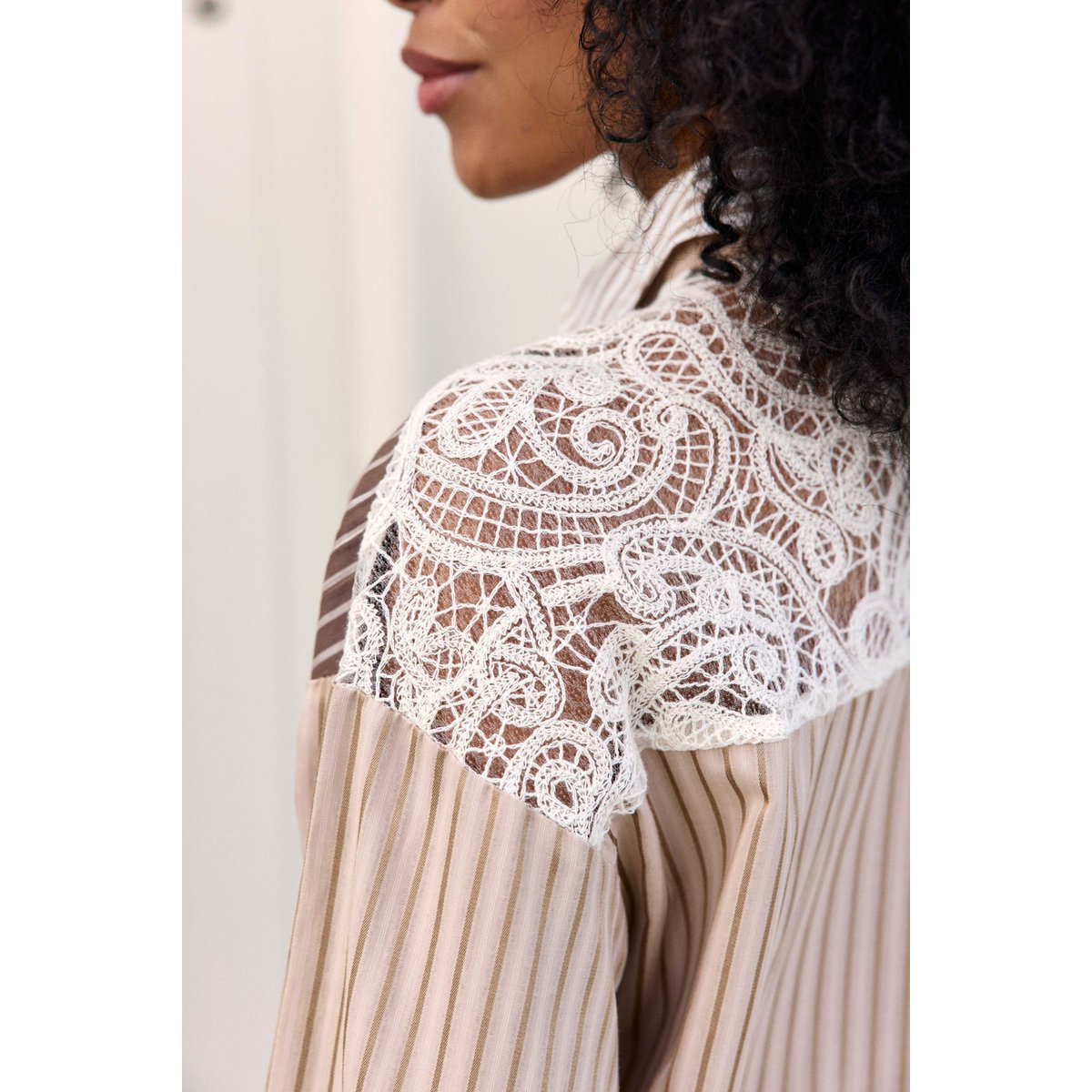 CHEMISE imprimé rayures, marinière CELINE 13-patch, LA PETITE ETOILE