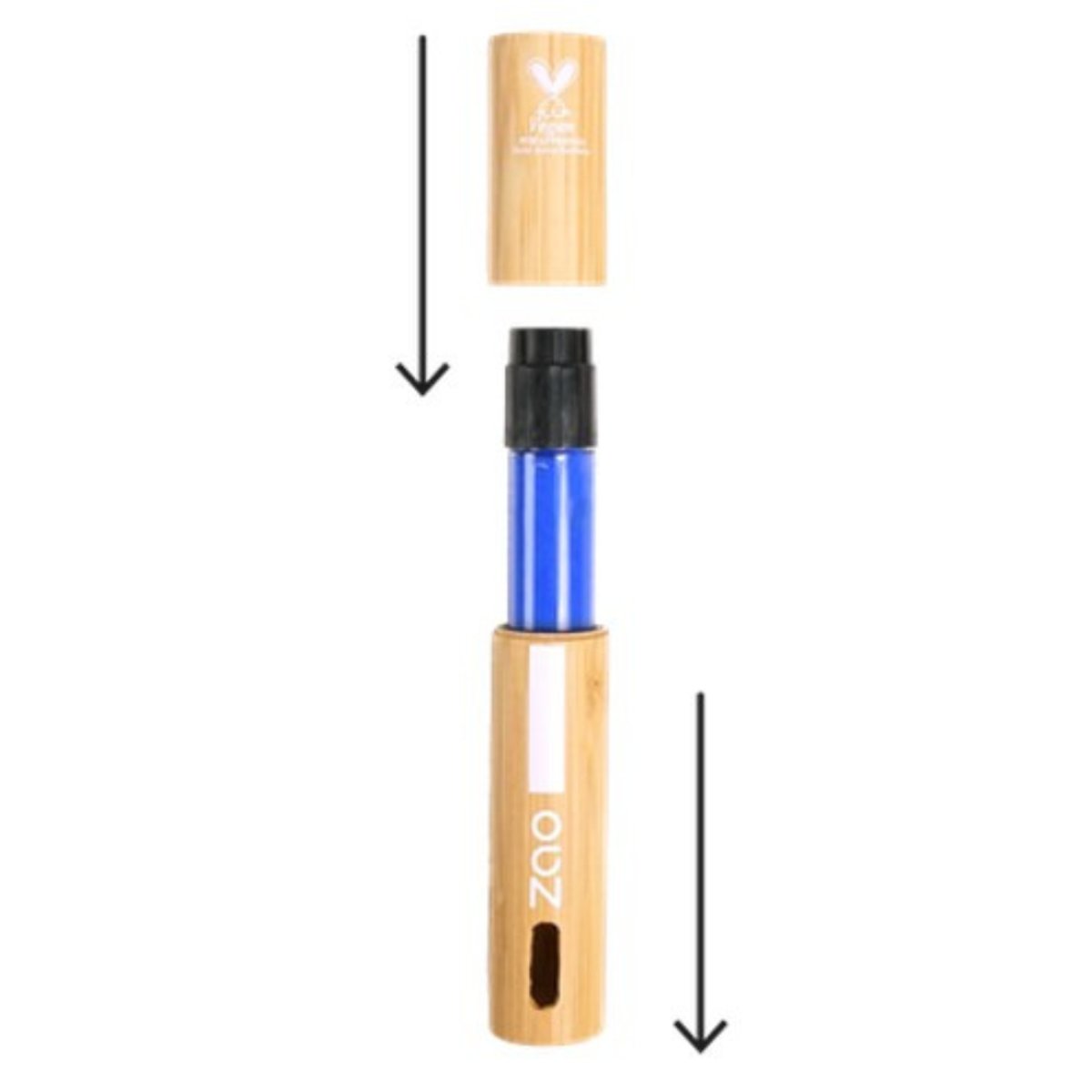 Mascara Volume Audacieux  242 Bleu Saphir bleu, ZAO MAKEUP