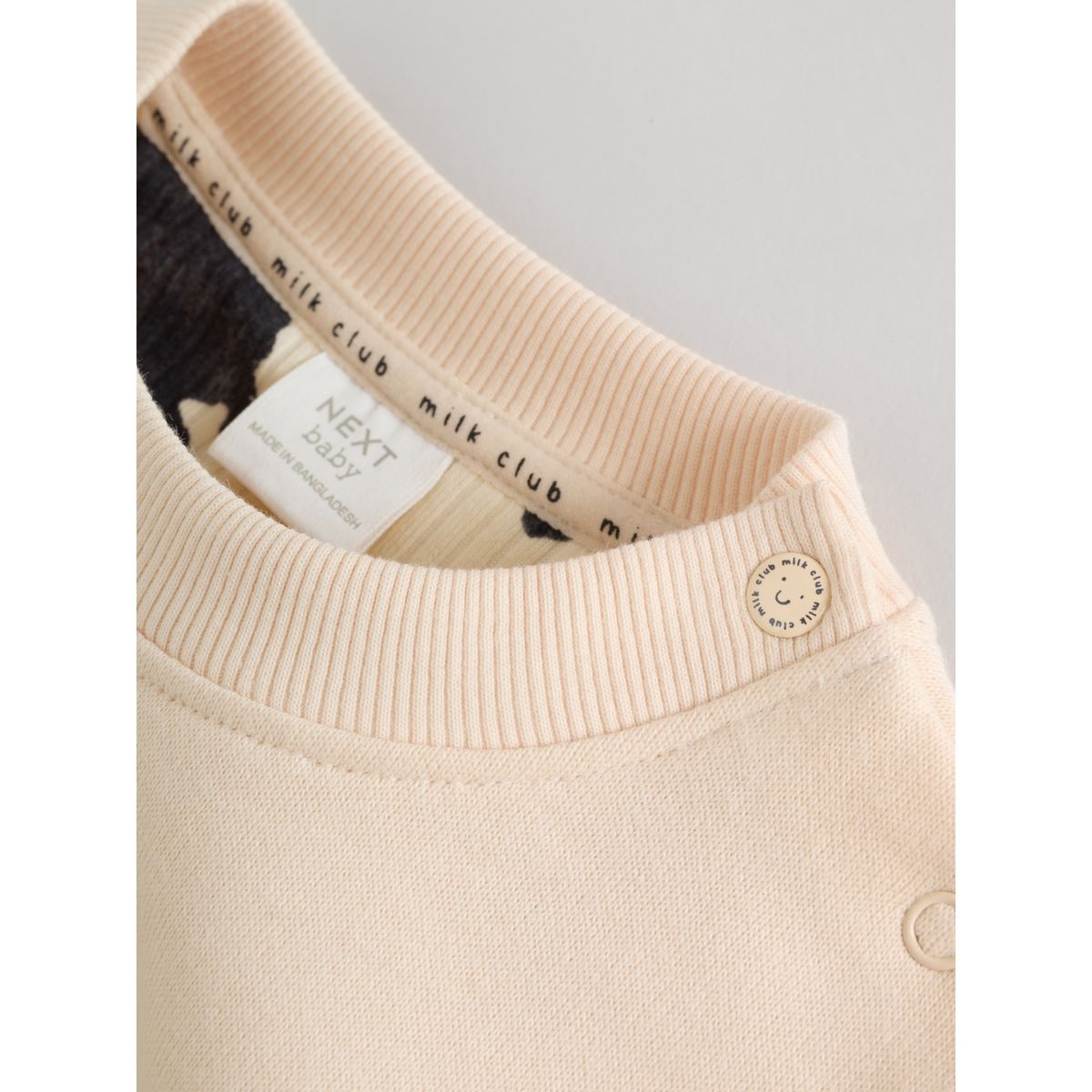 Ensemble sweat et legging bébé club de lait de vache neutre/imprimé, NEXT