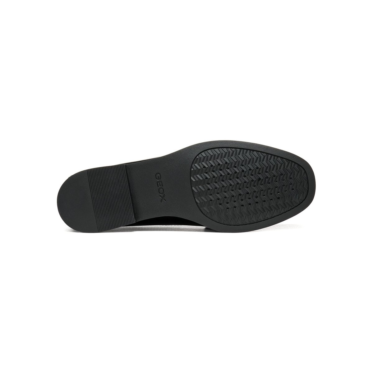 Mocassins en cuir, NOEMEN noir/cognac, GEOX