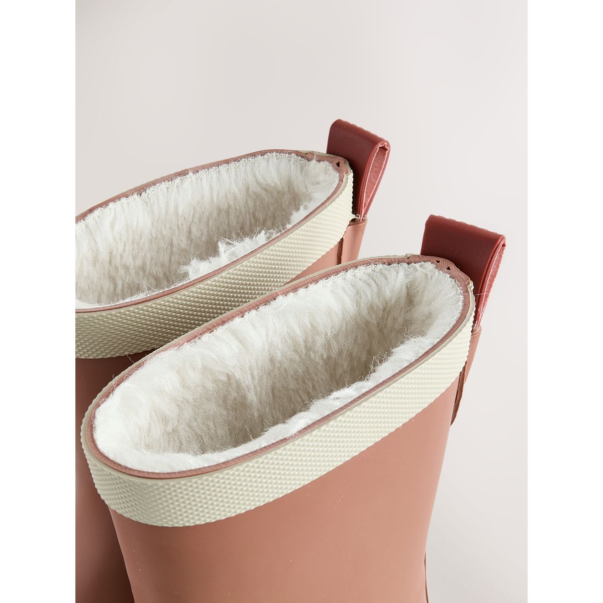 Bottes en caoutchouc avec doublure chaude marron rouille, NEXT