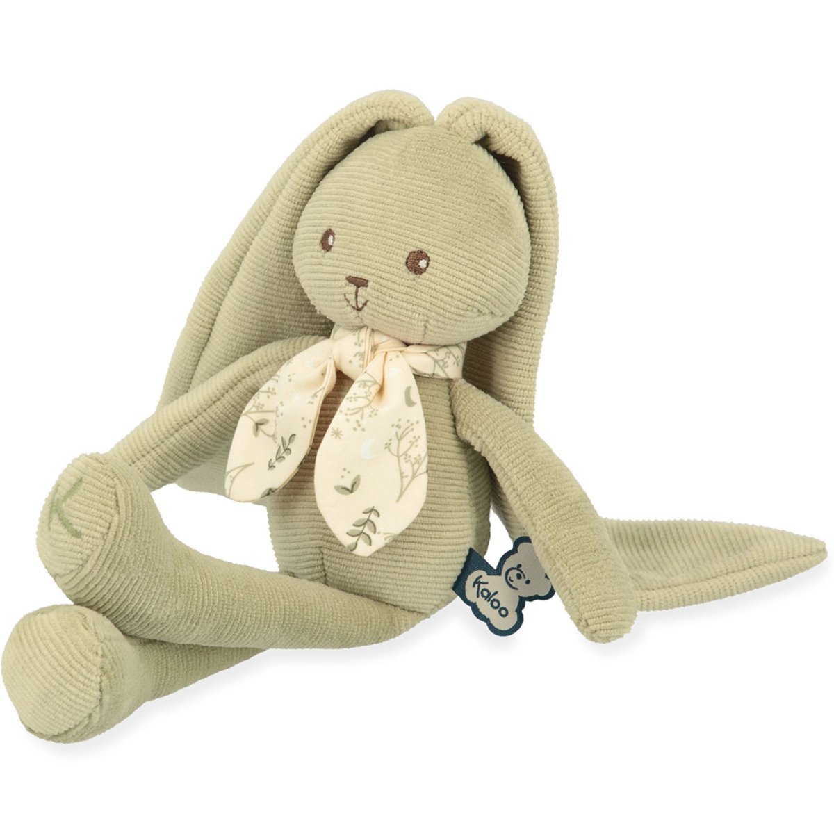 Doudou lapinoo 25 cm Vert vert, KALOO