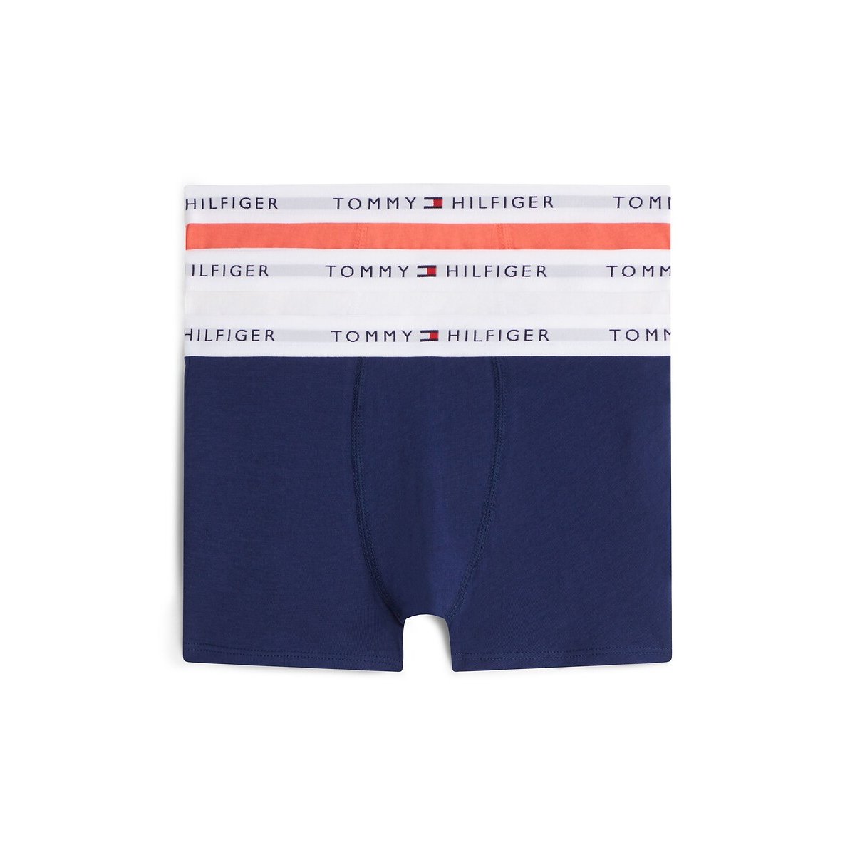 Lot de 3 boxers bleu + blanc + gris, TOMMY HILFIGER