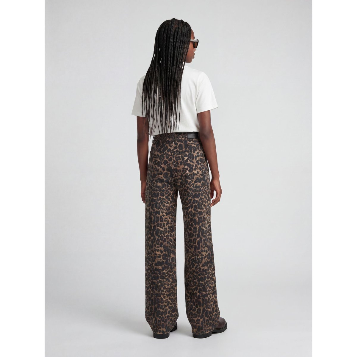 Pantalon À Jambe Large marron - cornstalk 1, JJXX