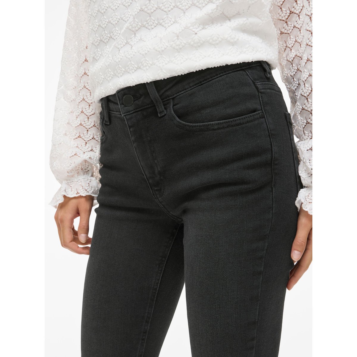 Jean Skinny black denim, VILA