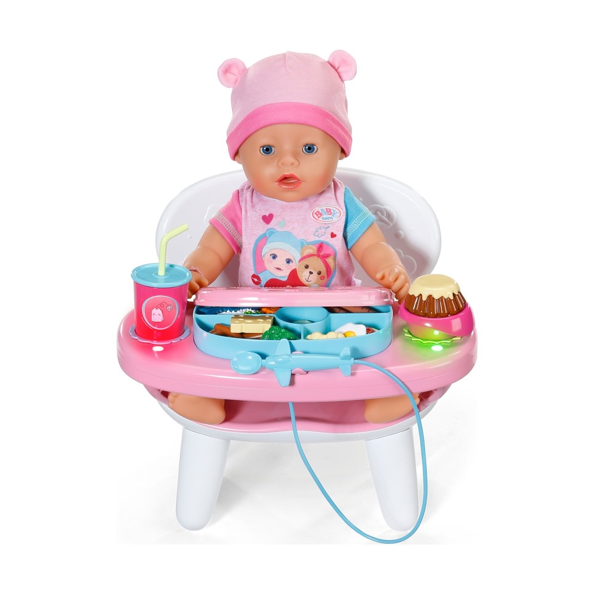 Baby born Table d'alimentation Lumineuse et sonore multicolore, ZAPF CREATION