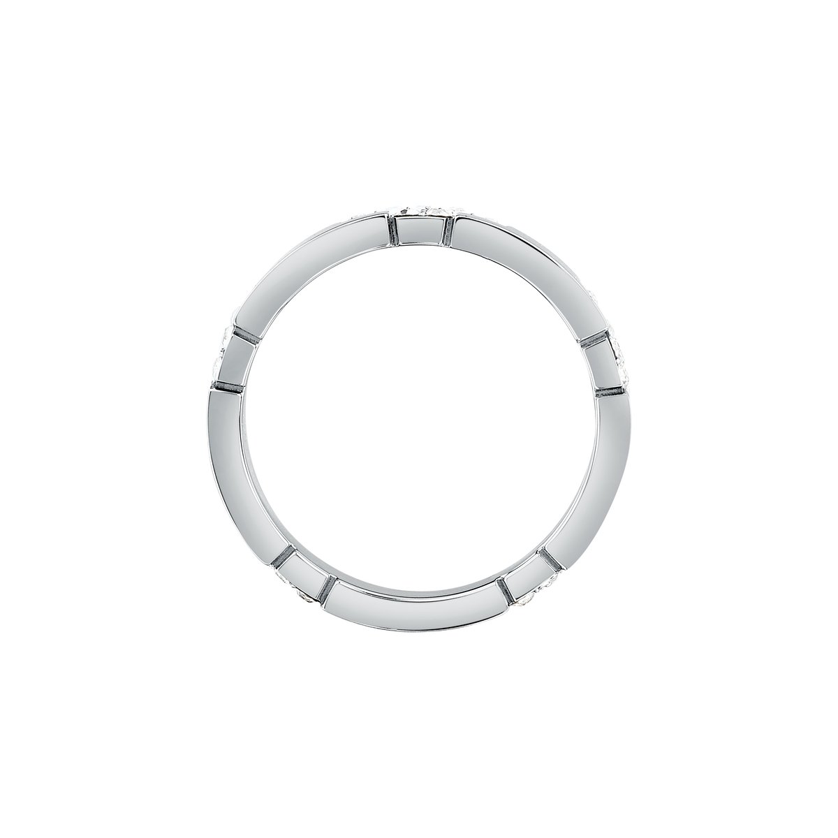 Bague T-LOGO acier inoxydable, TRUSSARDI