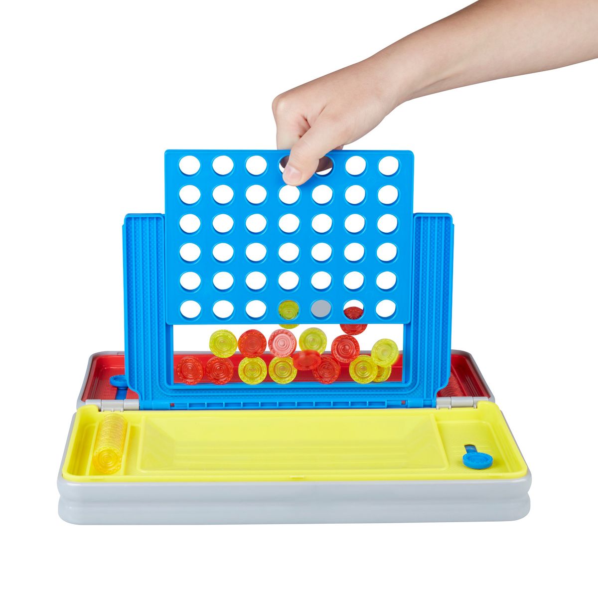 Puissance 4 - Jeu De Societe Road Trip - Jeu De Voyage couleur unique, HASBRO