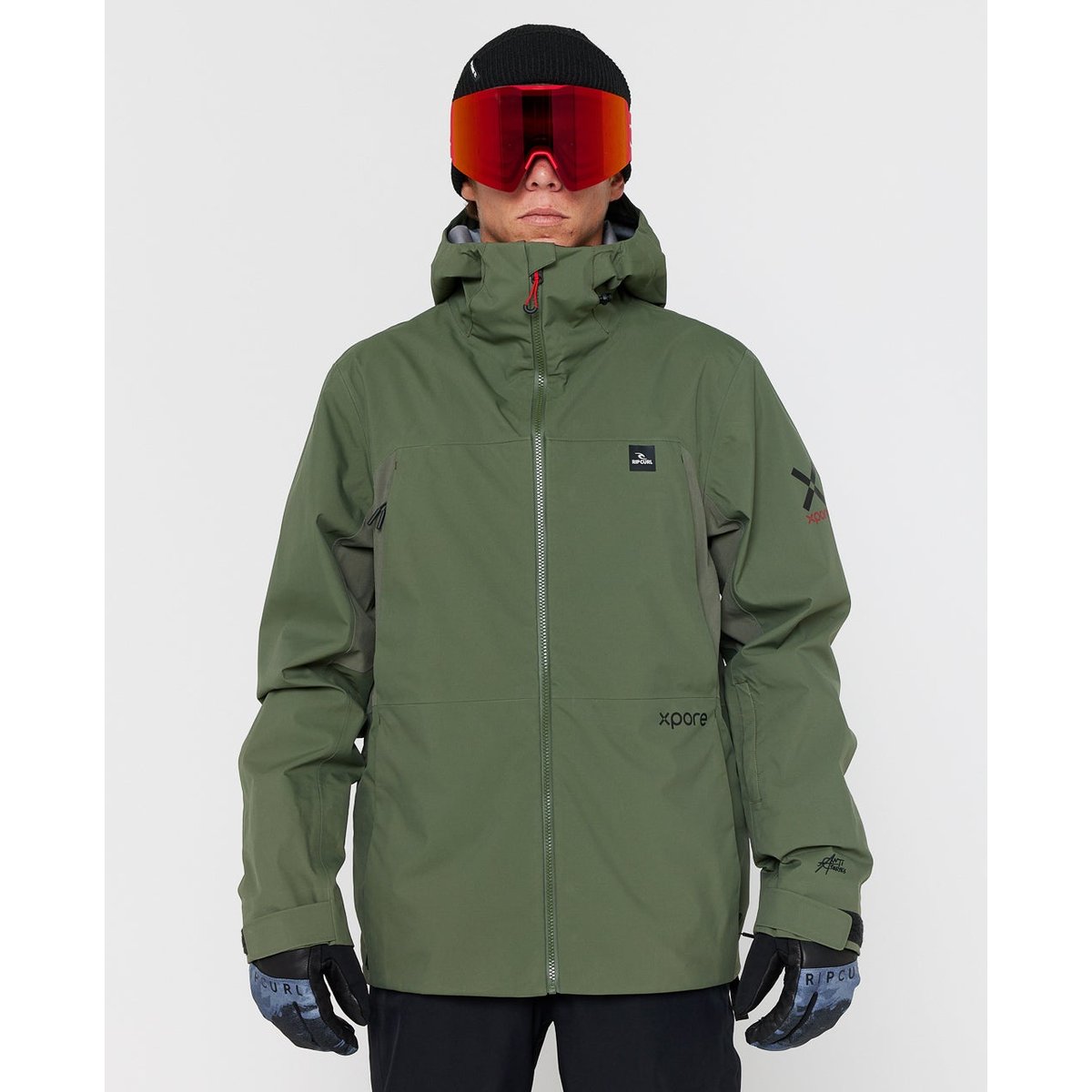 Veste de ski ANTI-SERIES cactus profond, RIP CURL