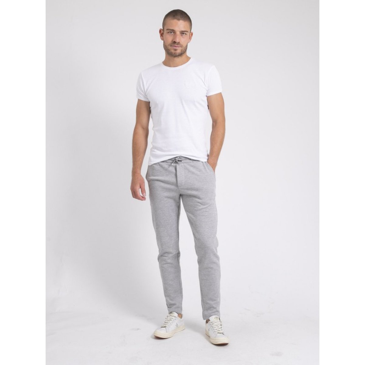 Pantalon Chino Molleton Victoriavil gris, RITCHIE