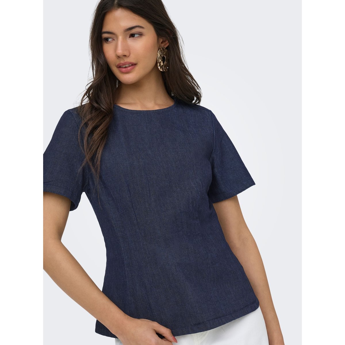 Chemise En Denim dark blue denim, ONLY