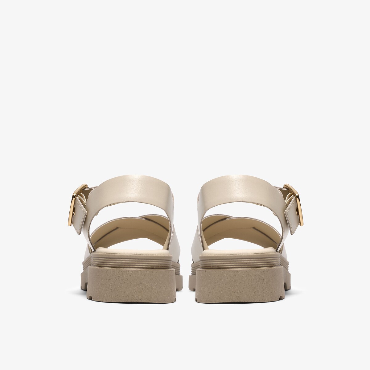 Sandales en cuir Orinoco3 Cross crème, CLARKS