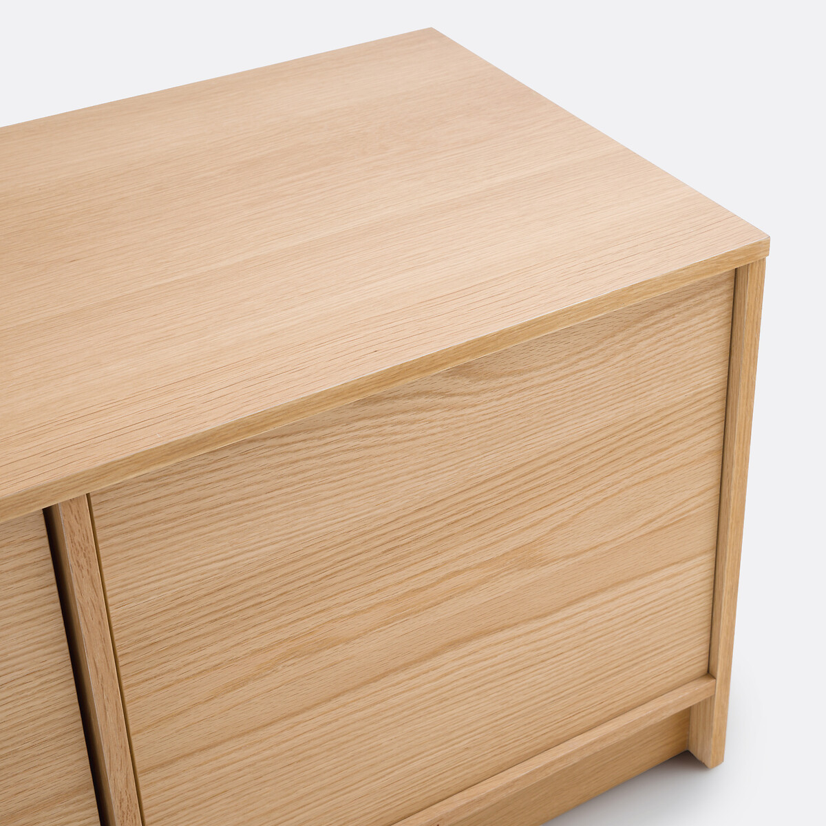 Credenza bassa modulare impiallacciata rovere, 2 ante Senssia color quercia, LA REDOUTE INTERIEURS