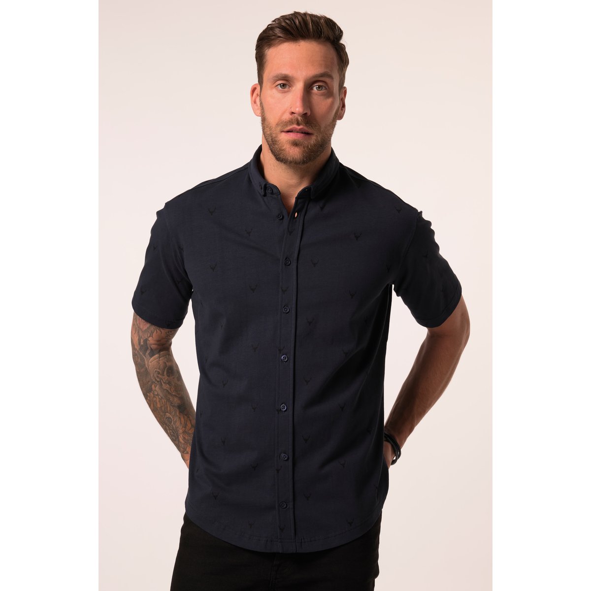Chemise s'inspirant des tenues bleu marine, JP1880