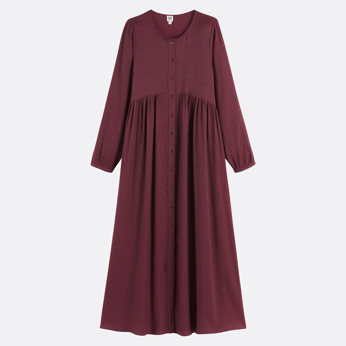 Robe longue, manches longues Signature SUZIE rouge bordeaux, LA REDOUTE COLLECTIONS