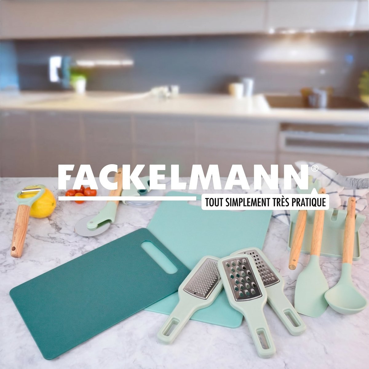 Ecumoire vert OCEAN brun,vert, FACKELMANN