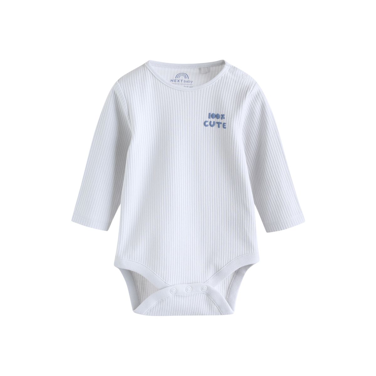 Body à manches longues bébé, lot de 5 bleu, NEXT