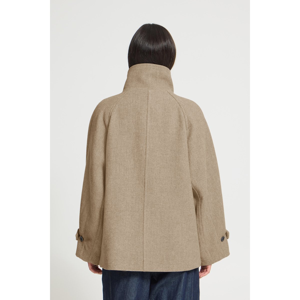Veste d'extérieur beige desert taupe melange, ICHI