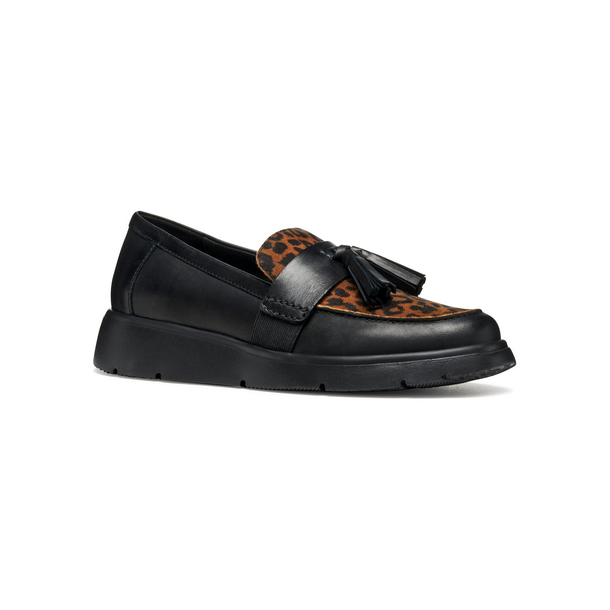 Mocassins  D ARLARA noir/cognac, GEOX
