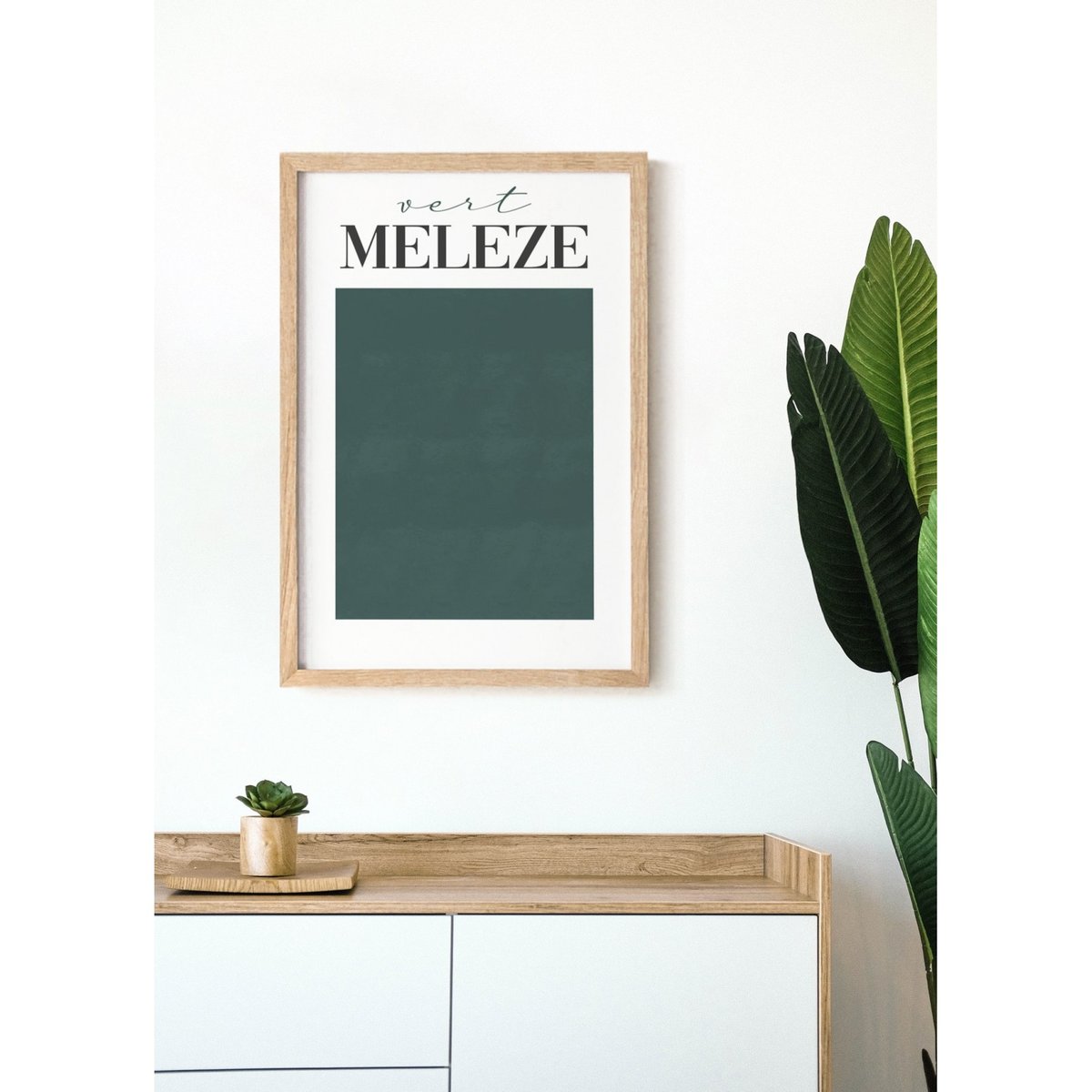 Affiche Vert Mélèze blanc, L'AFFICHERIE