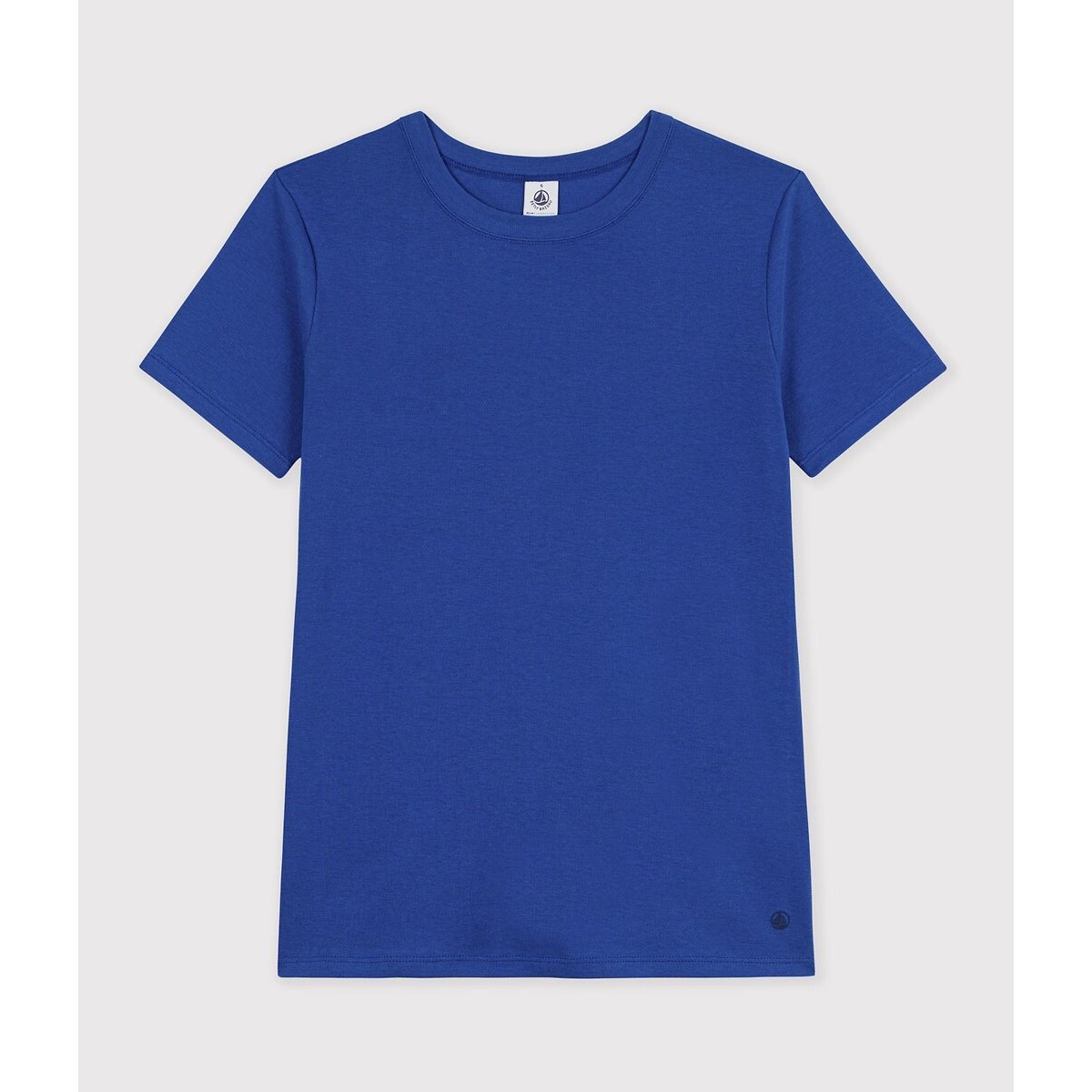 Crew Neck Short Sleeve T-Shirt blue, PETIT BATEAU