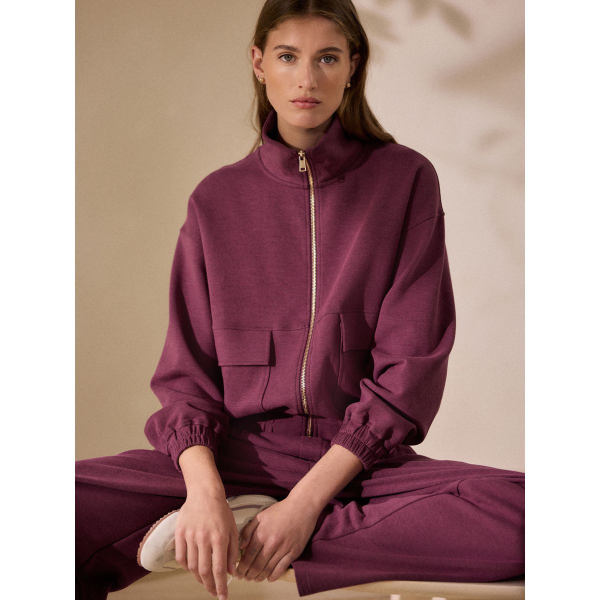 Veste style militaire n. premium vin, NEXT