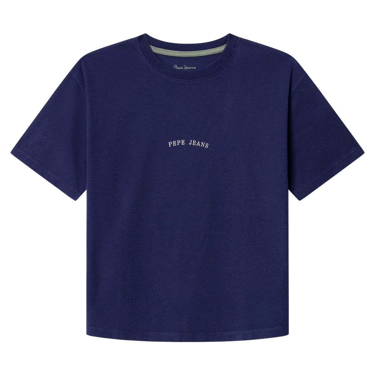 T-Shirt À Coupe Décontractée Avec Imprimé Au Dos marine, PEPE JEANS
