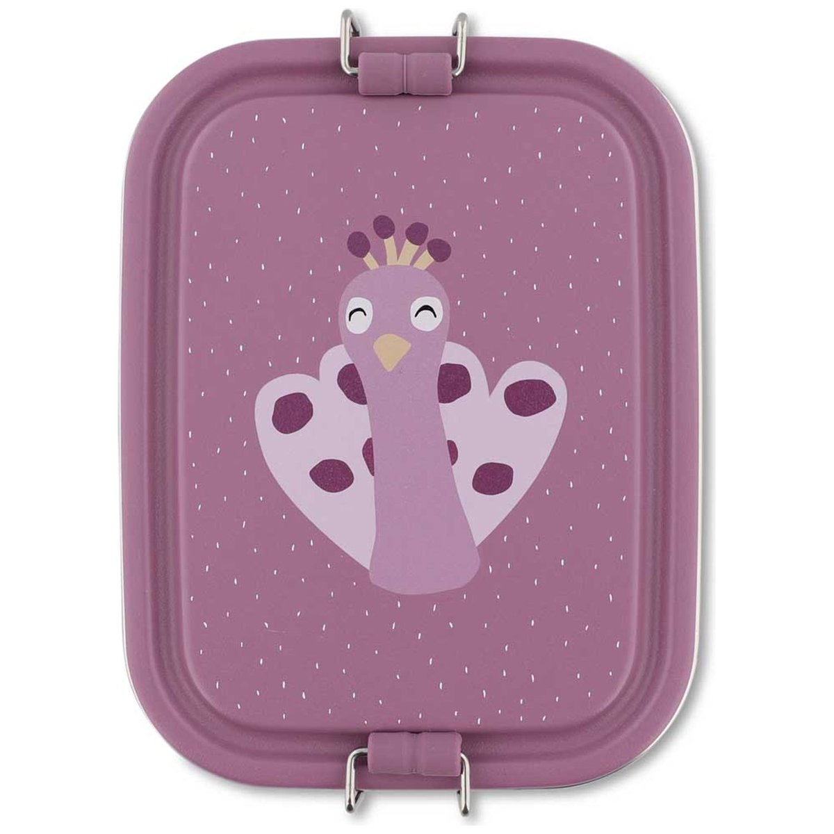 Petite lunch box violet, blanc, TRIXIE