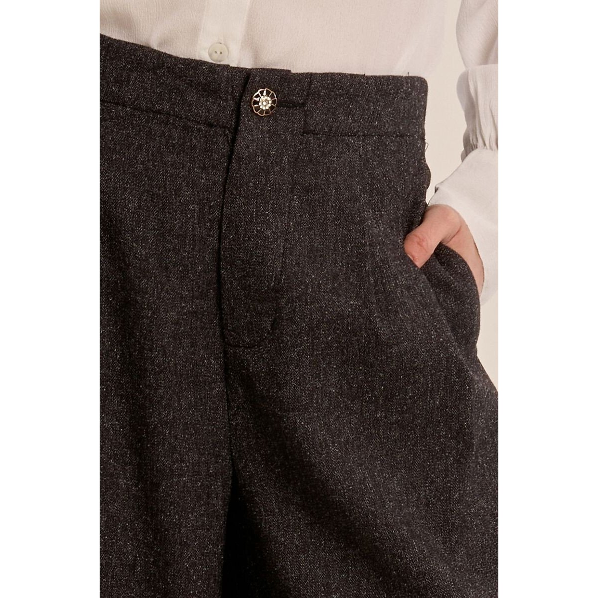 Pantaloni larghi nero , MOLLY BRACKEN