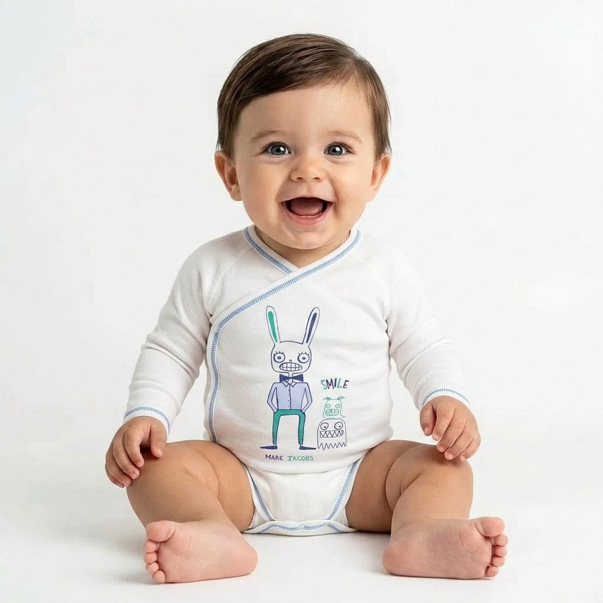 Body bébé - Très bon état blanc, LITTLE MARC JACOBS