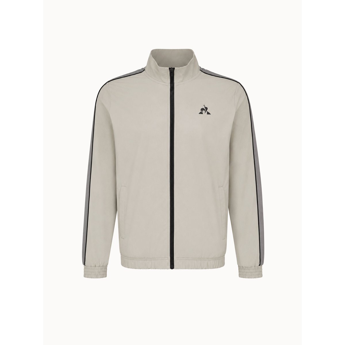 Veste zippée en matière tissée Tissé grey, LE COQ SPORTIF