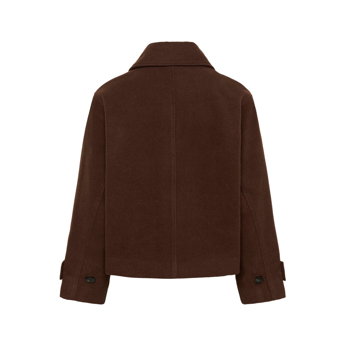 Veste d'extérieur marron potting soil melange, SOAKED IN LUXURY