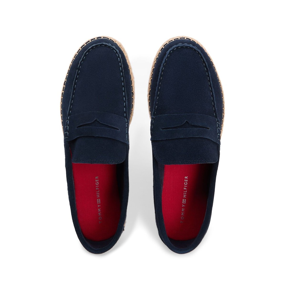 Espadrilles Flexible en suède bleu marine, TOMMY HILFIGER