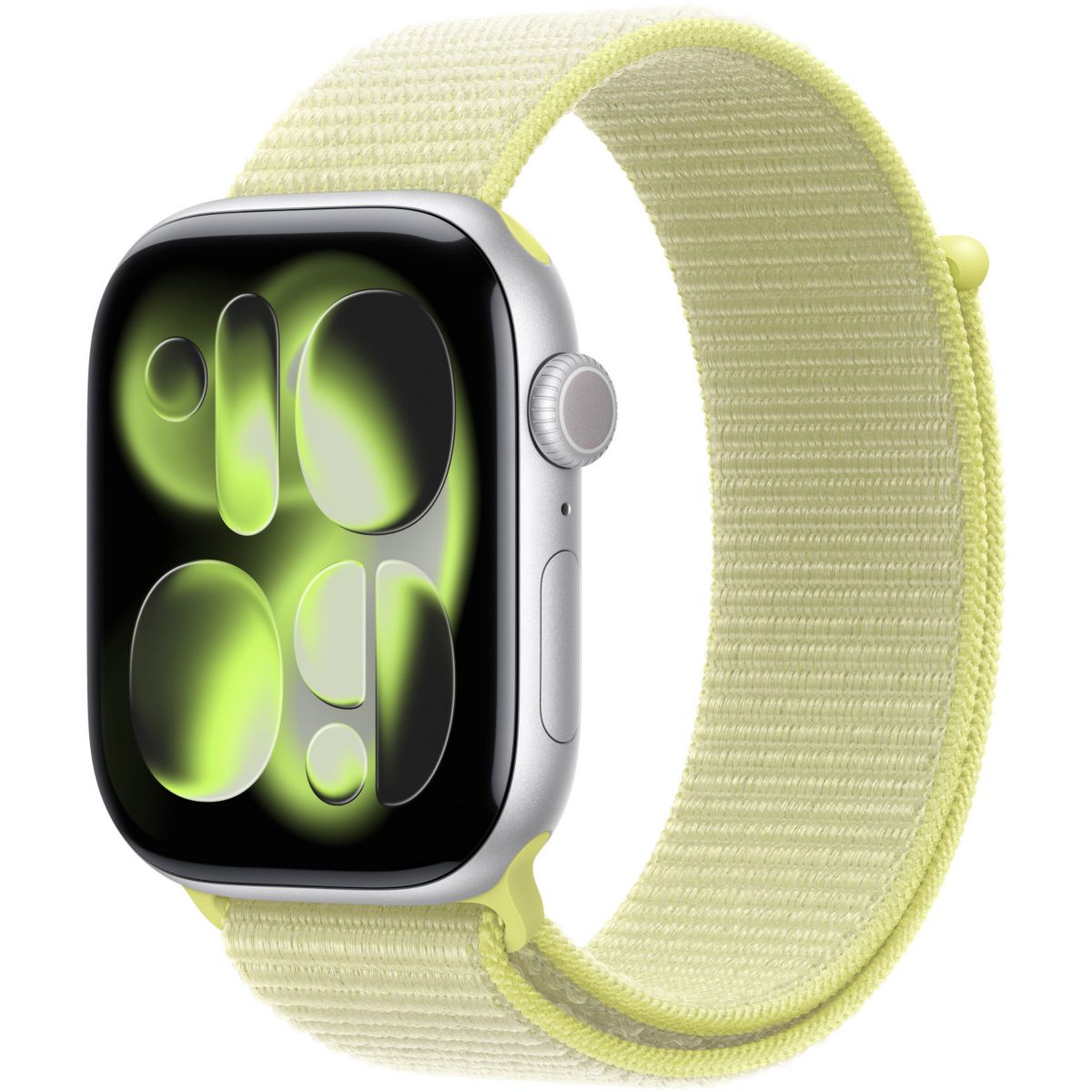 Bracelet 46 mm Boucle Sport jaune fluo jaune, APPLE