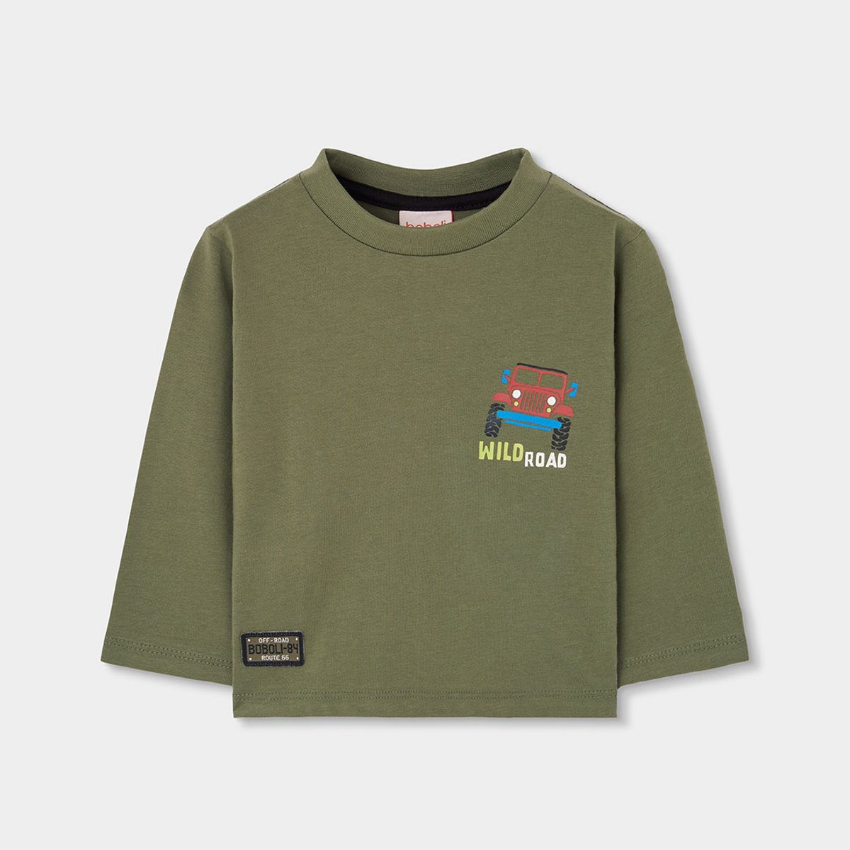 T-shirt maille garçon imprimé 4x4 multicolore, BOBOLI