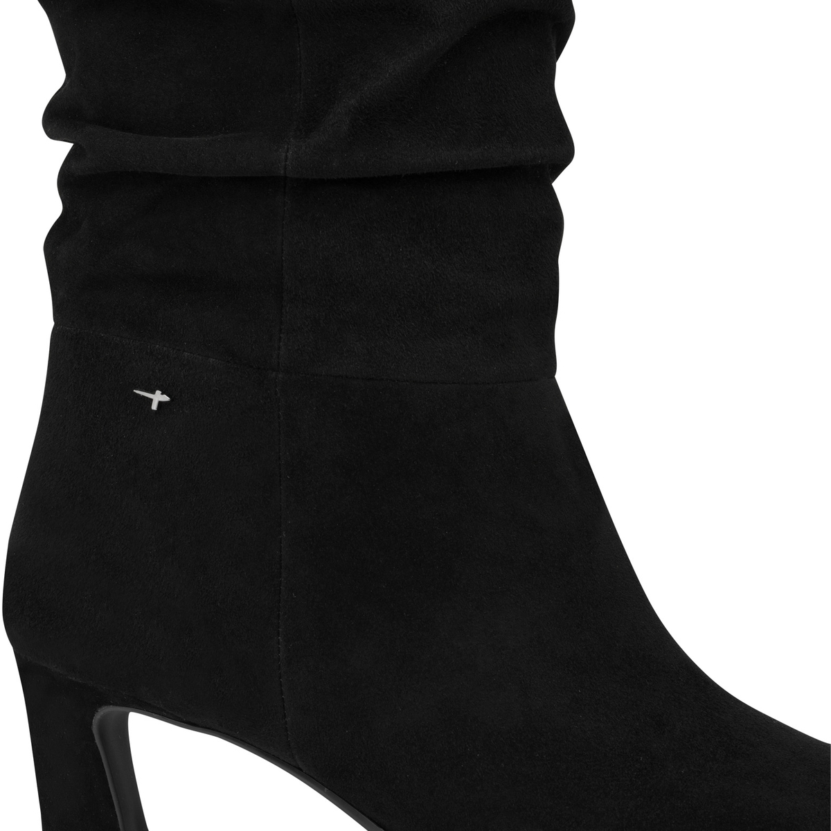 Bottine en cuir noir, TAMARIS