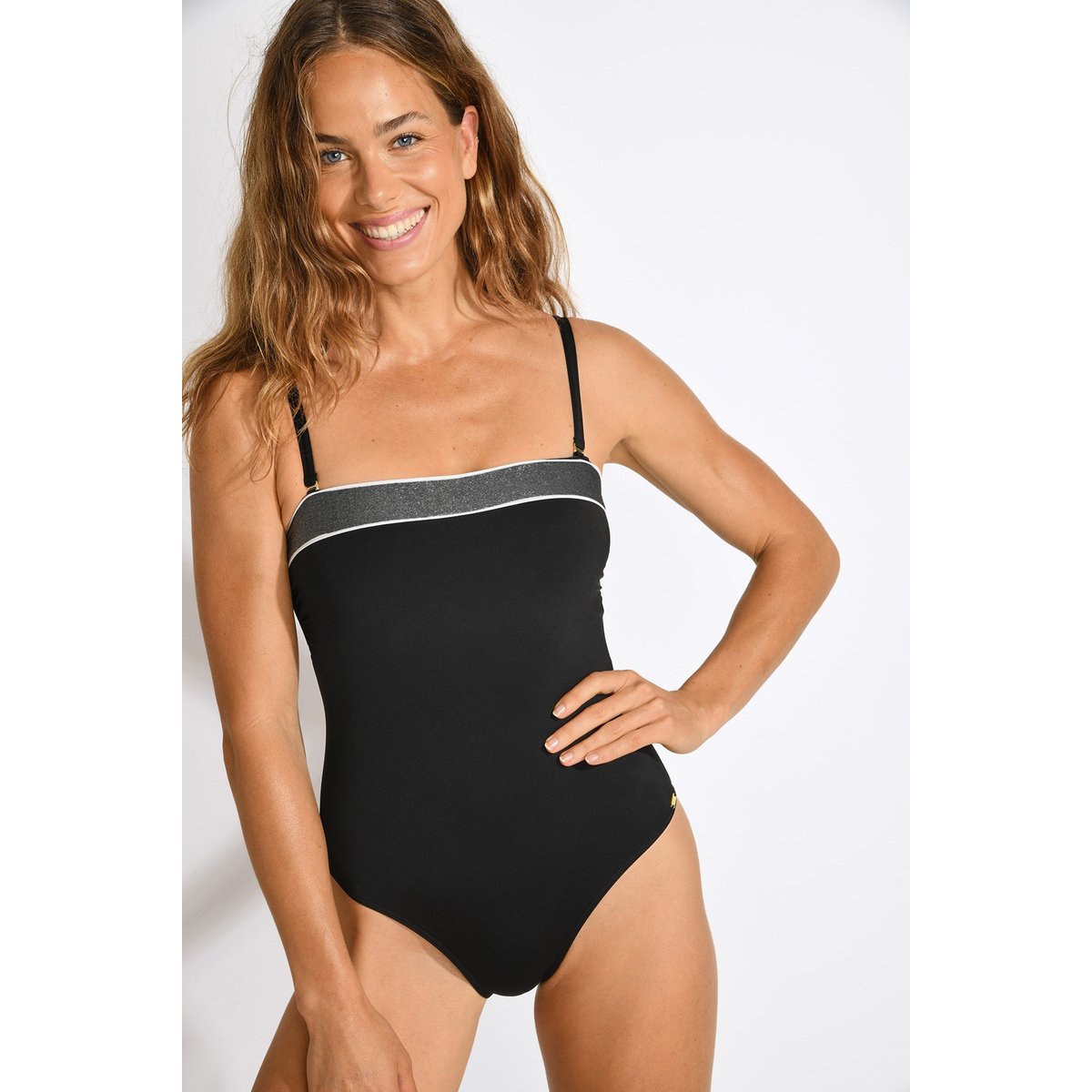Maillot de bain 1 pièce Acatie - NAXOS noir, LIVIA